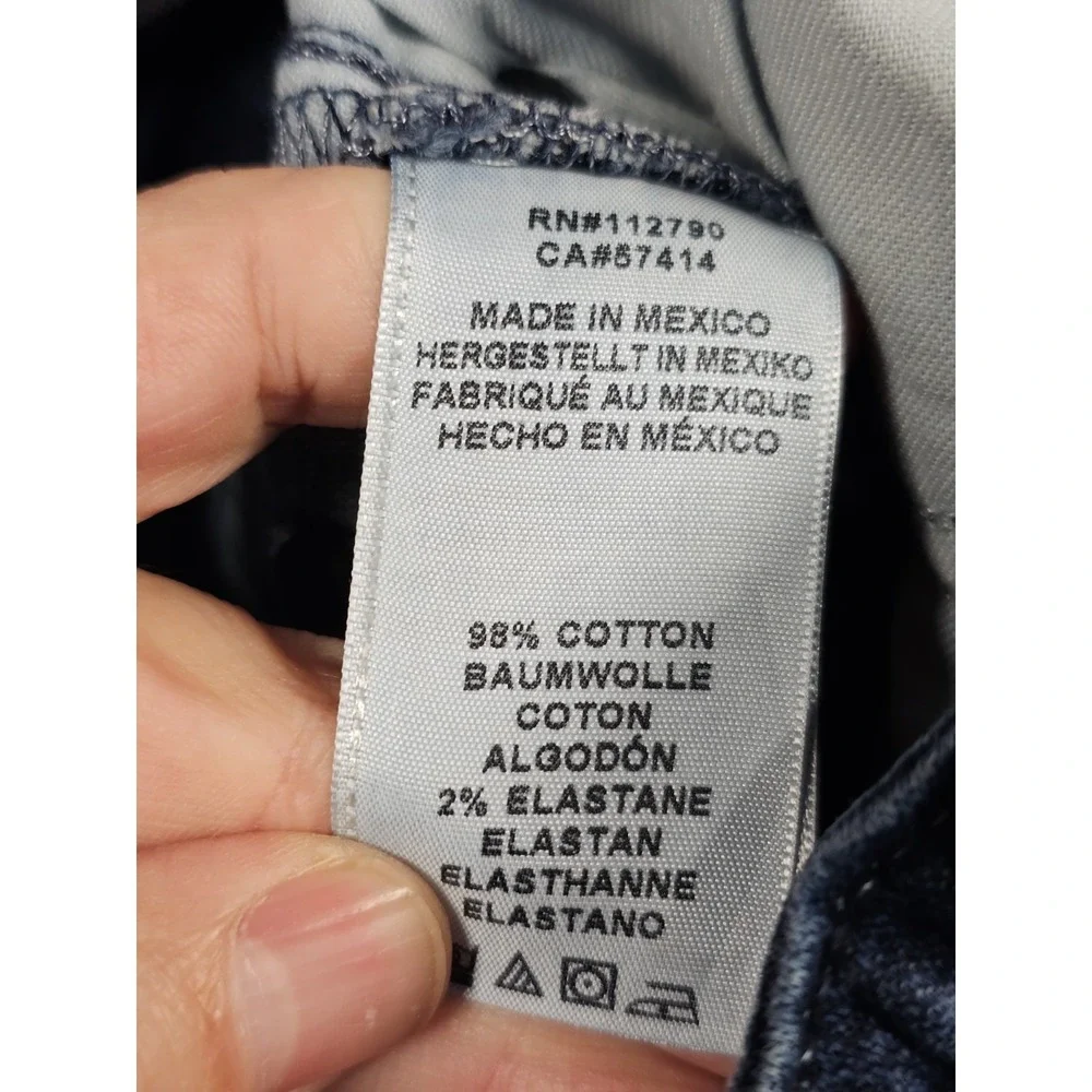 True Religion‎ Kids Rocco Skinny Jeans Girls Size 8 Blue Stretch Denim